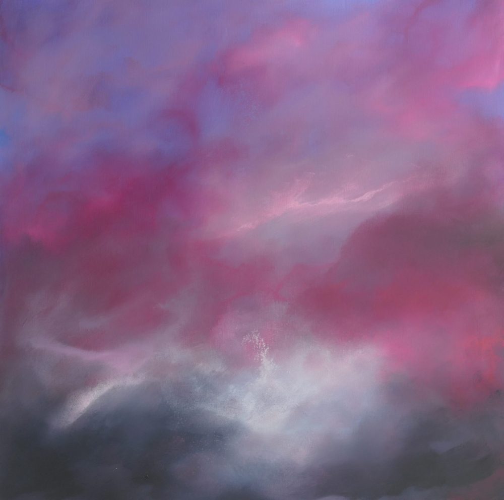 Beneath the Silence abstract landscape painting by Andy Taylor