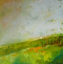 Curbar Light - abstract derbyshire moorland painting series by Andy Taylor – Art Haus