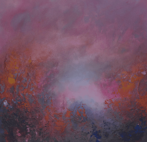 Edge of Light abstract horizon painting by Andy Taylor