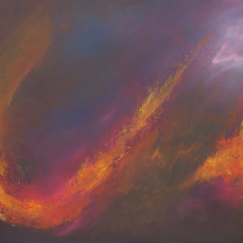 Flare abstract landscape painting by Andy Taylor