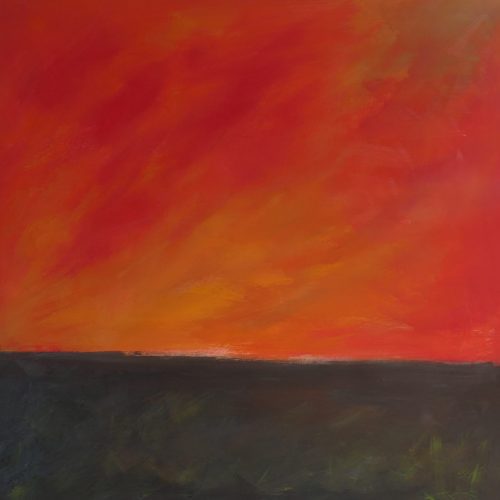 Silent Edge atmospheric abstract landscape painting by Andy Taylor
