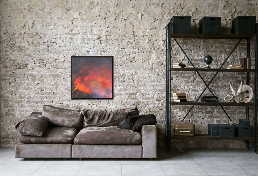 Radiant in Linving Room - original painting by Andy Taylor