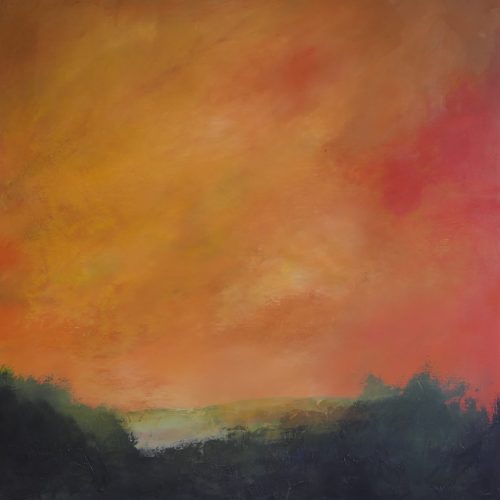 Lambley Horizon abstract landscape painting by Andy Taylor
