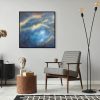 Where te Light Breaks - painting by Andy Taylor staged in Living Room