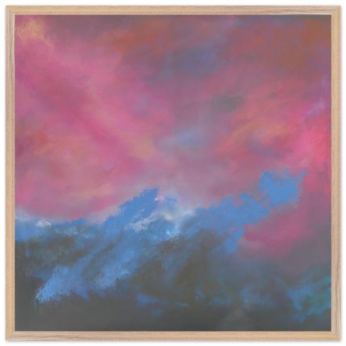 Framed Print of Afterglow - Painting by Andy Taylor