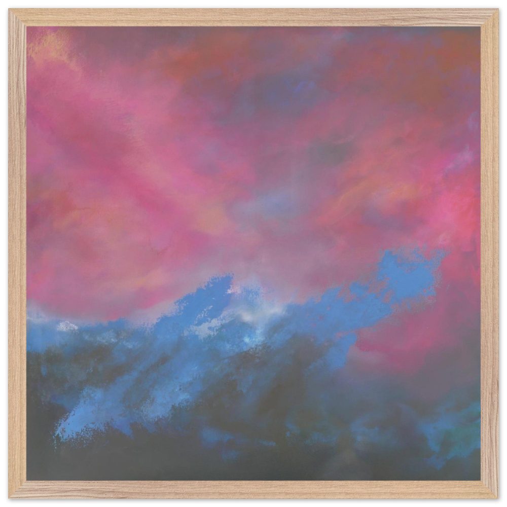 Framed Print of Afterglow - Painting by Andy Taylor