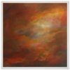 Framed Print of Amber Cloud - Painting by Andy Taylor