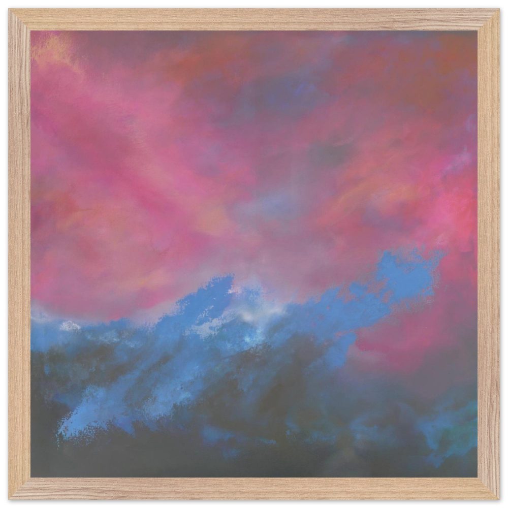 Framed Print of Afterglow - Painting by Andy Taylor