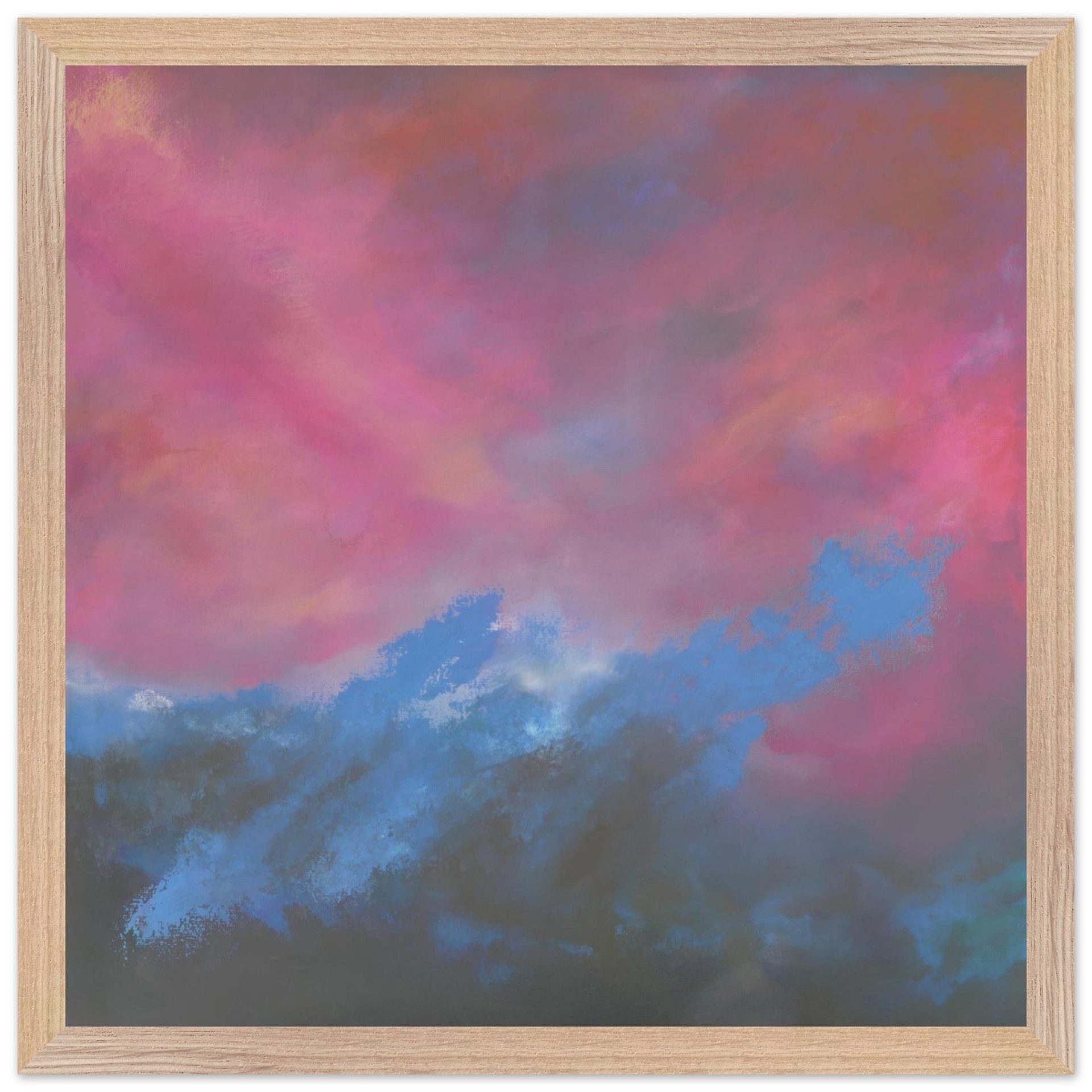 Framed Print of Afterglow - Painting by Andy Taylor