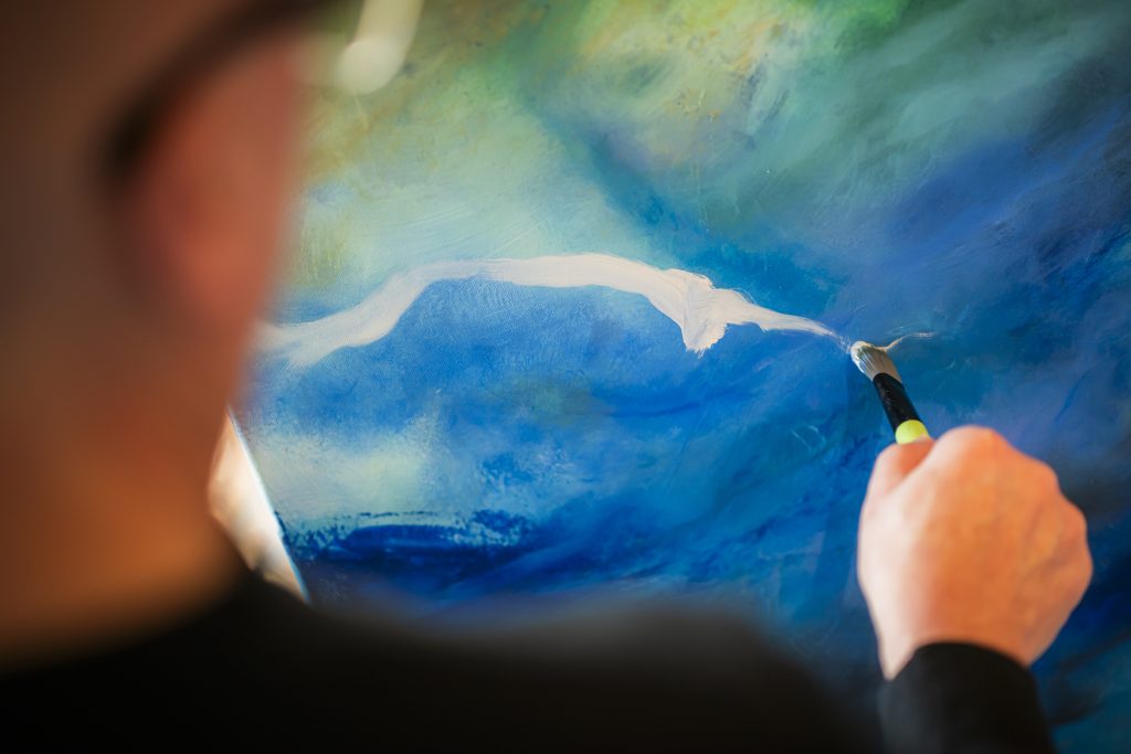 Painting in progress