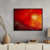 Heat Painting by Andy Taylor - Staged in Living Room