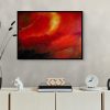 Passion - painting by Andy Taylor staged in a Living Room