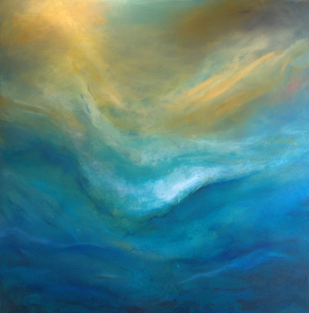 Brightwater the starting point of the painting