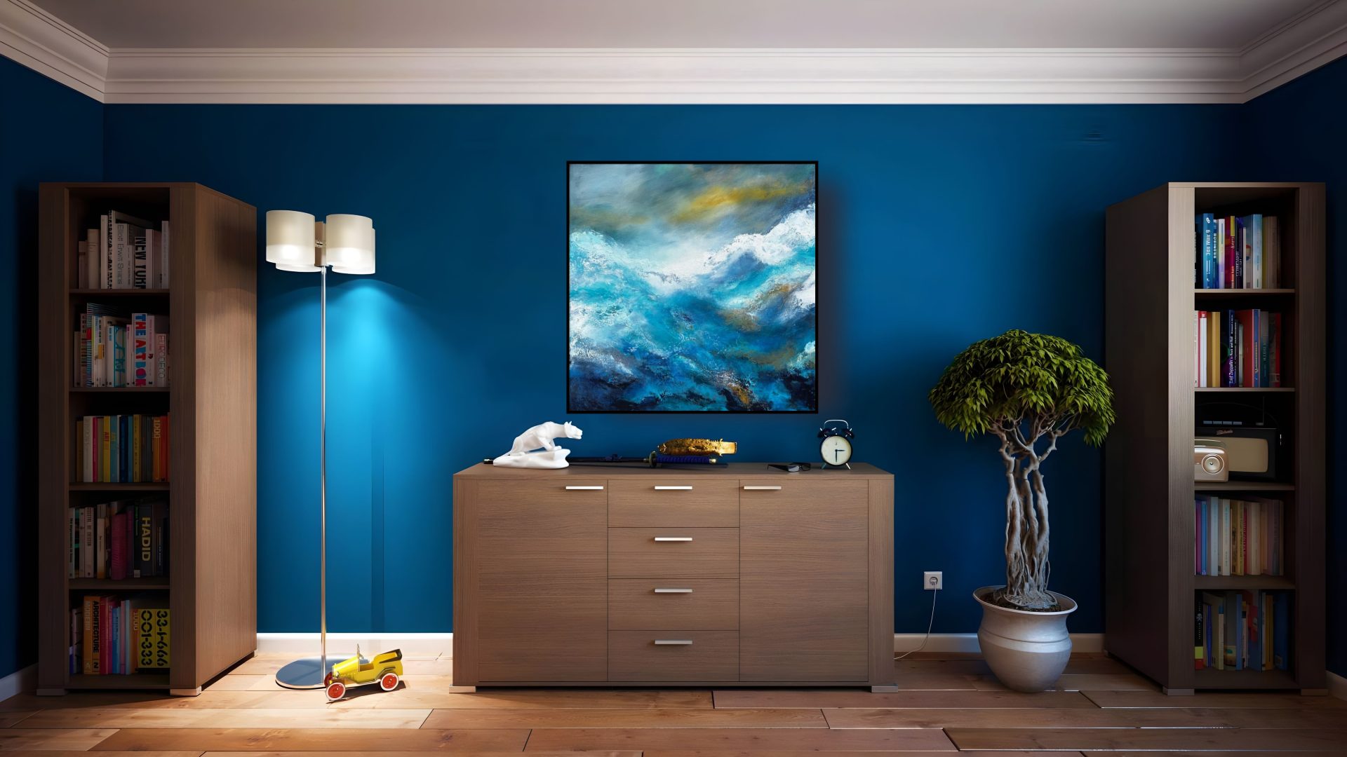 brightwater original painting by Andy Taylor